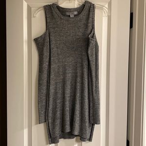 Cold shoulder sweater